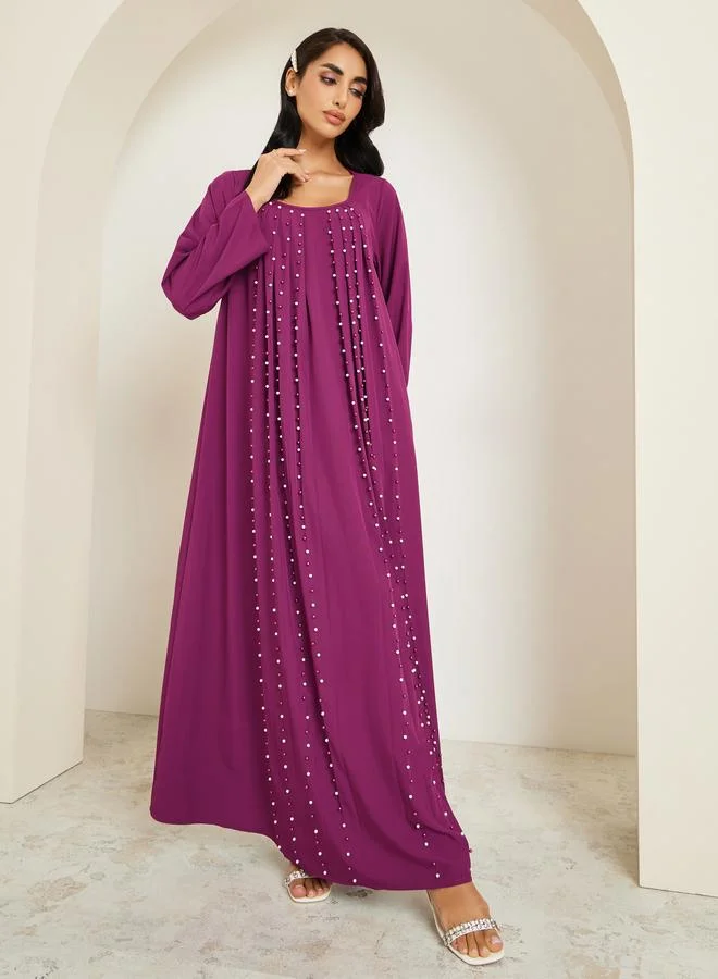 أميرة جلابية مزينة باللؤلؤ